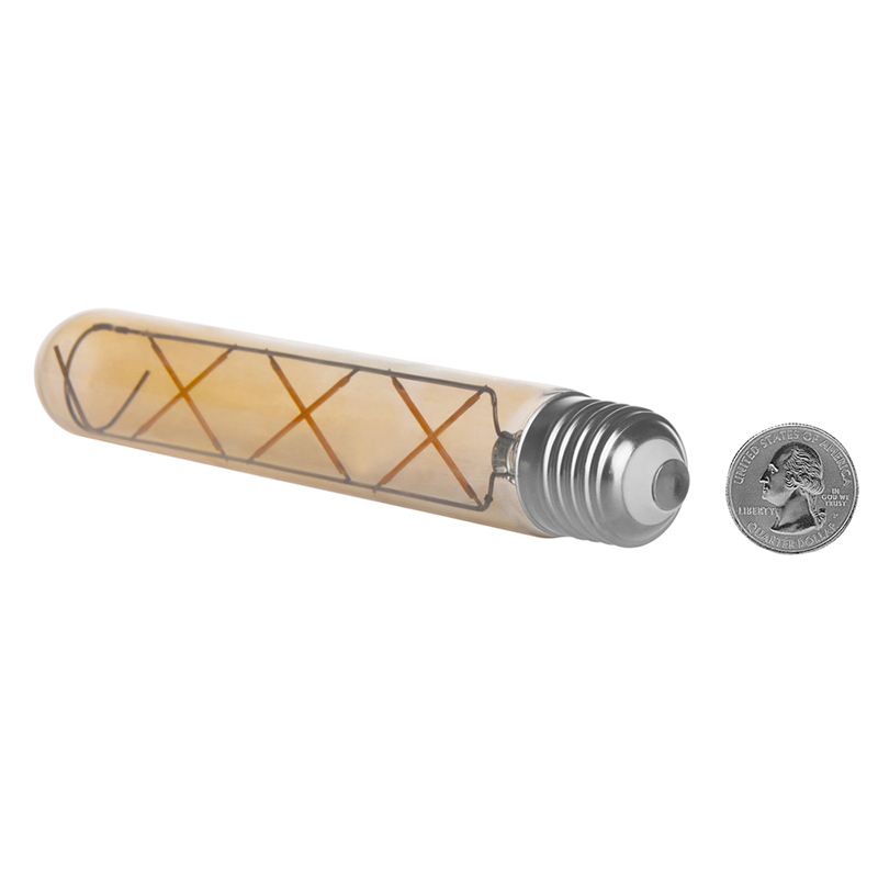 Gold Tint T9 E26/E27 6W LED Vintage Antique Filament Light Bulb, 60W Equivalent, 4-Pack Gold Tint T9 E26/E27 6W LED Vintage Antique Filament Light Bulb, 60W Equivalent, 4-Pack